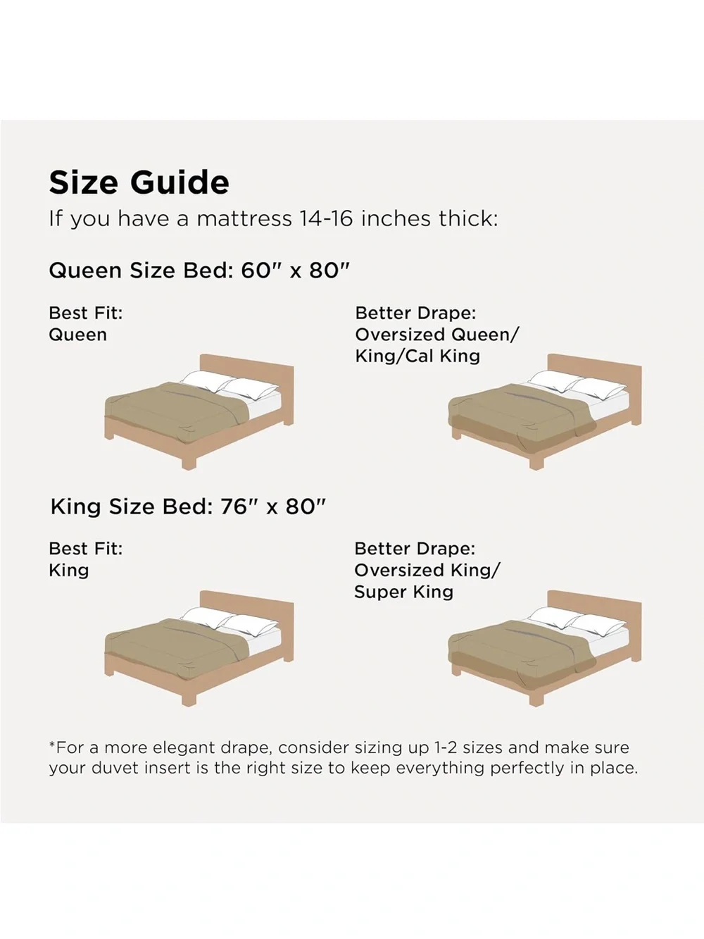 NEW Bedsure 100% Washed Cotton Duvet Cover Set (Natural White, Queen, 90